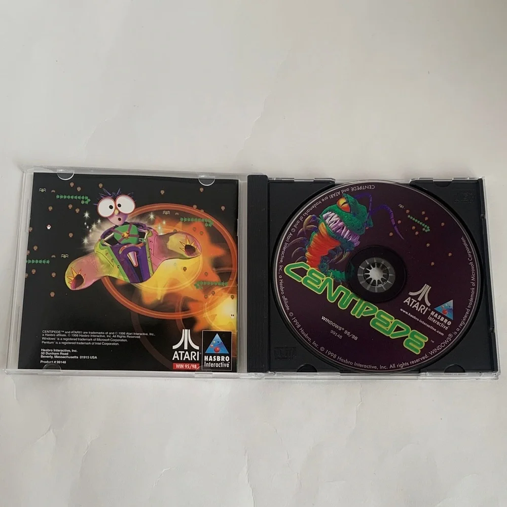 Hasbro Interactive’s Arcade Games Atari Centipede Frogger Pinball Windows 95 98